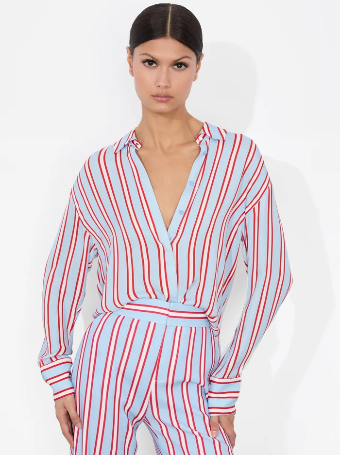 DIMITRA OVERSIZED BUTTON DOWN | Alice + Olivia