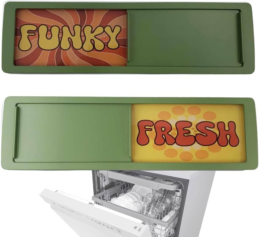Funny Kitchen Gadgets Clean and Dirty Sign for Dishwasher, Retro Kitchen Accessories, Funny Clean... | Amazon (US)