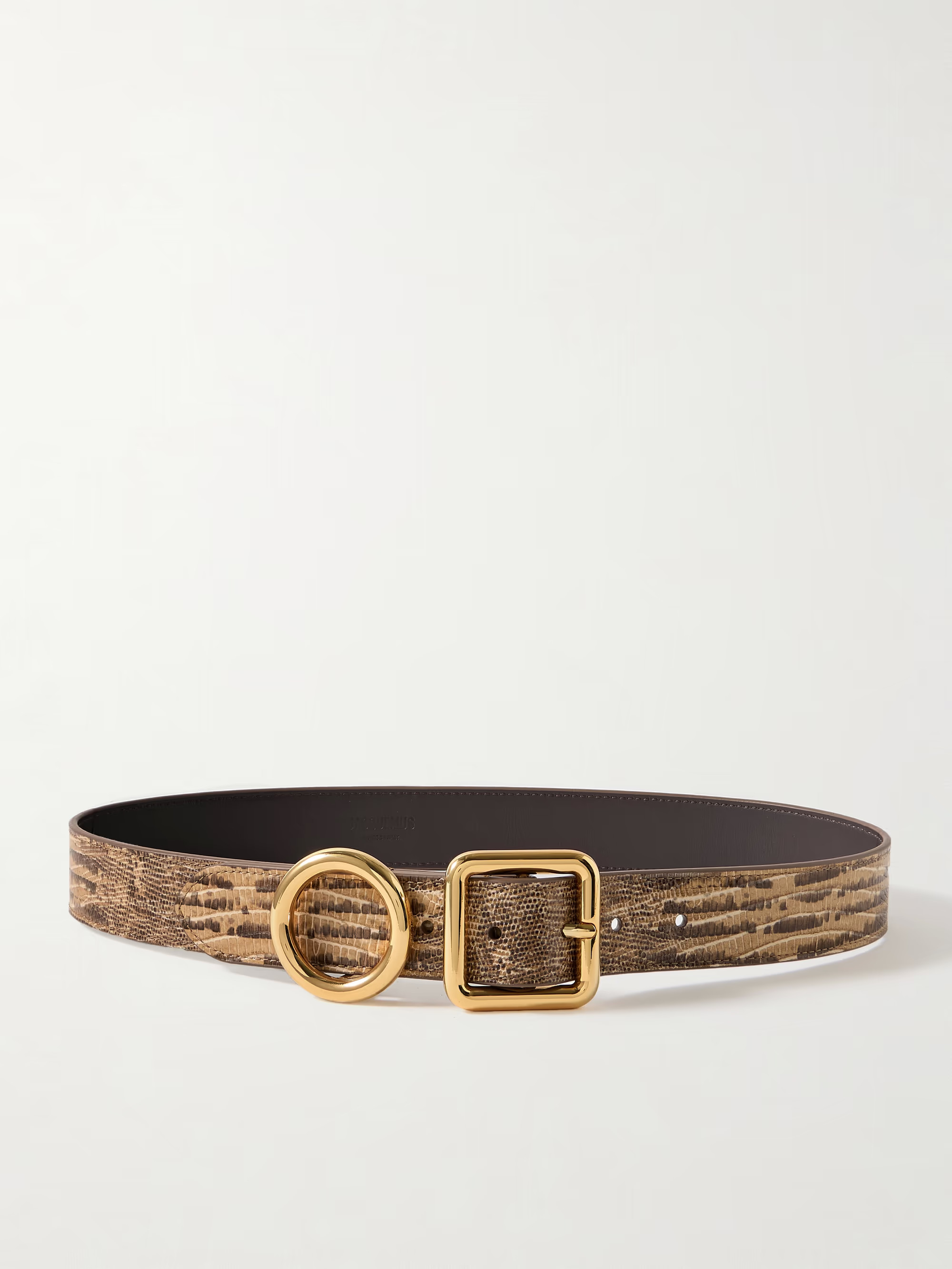 Regalo embellished lizard-effect leather belt | NET-A-PORTER (UK & EU)