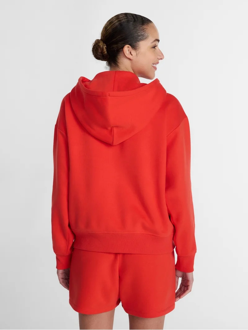 Athletic Works Women's and Women's Plus Full Zip Fleece Hoodie, Sizes XS-4X - Walmart.com | Walmart (US)