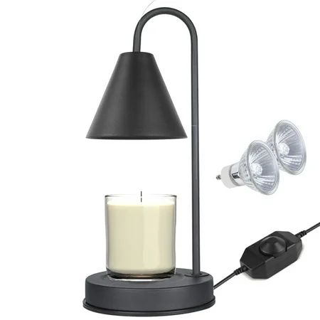 Candle Warmer Lamp for Jar Cand Candle Melter with Adjustable Height & Heat Electric Metal Top-Down  | Walmart (US)