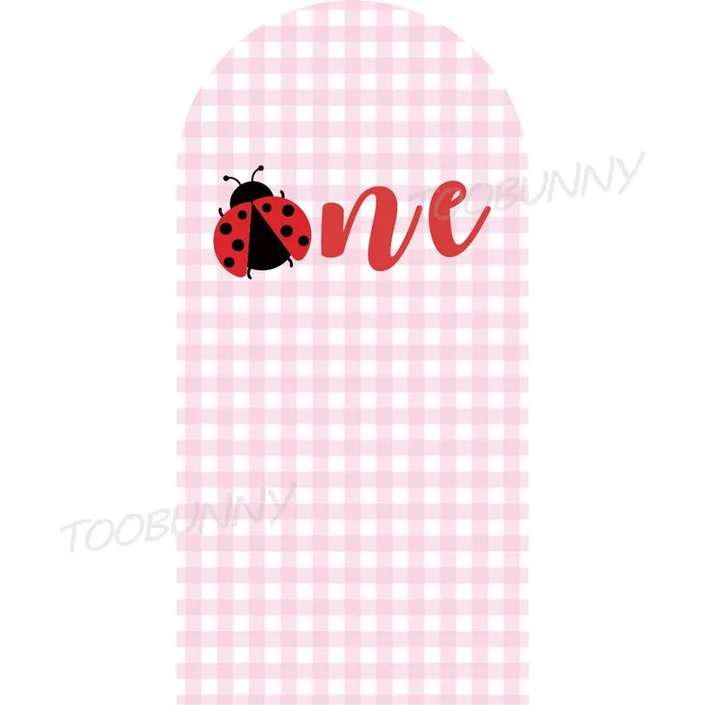 Ladybug 1st Birthday Backdrop: Double-Sided Arch Cover | Etsy (US)