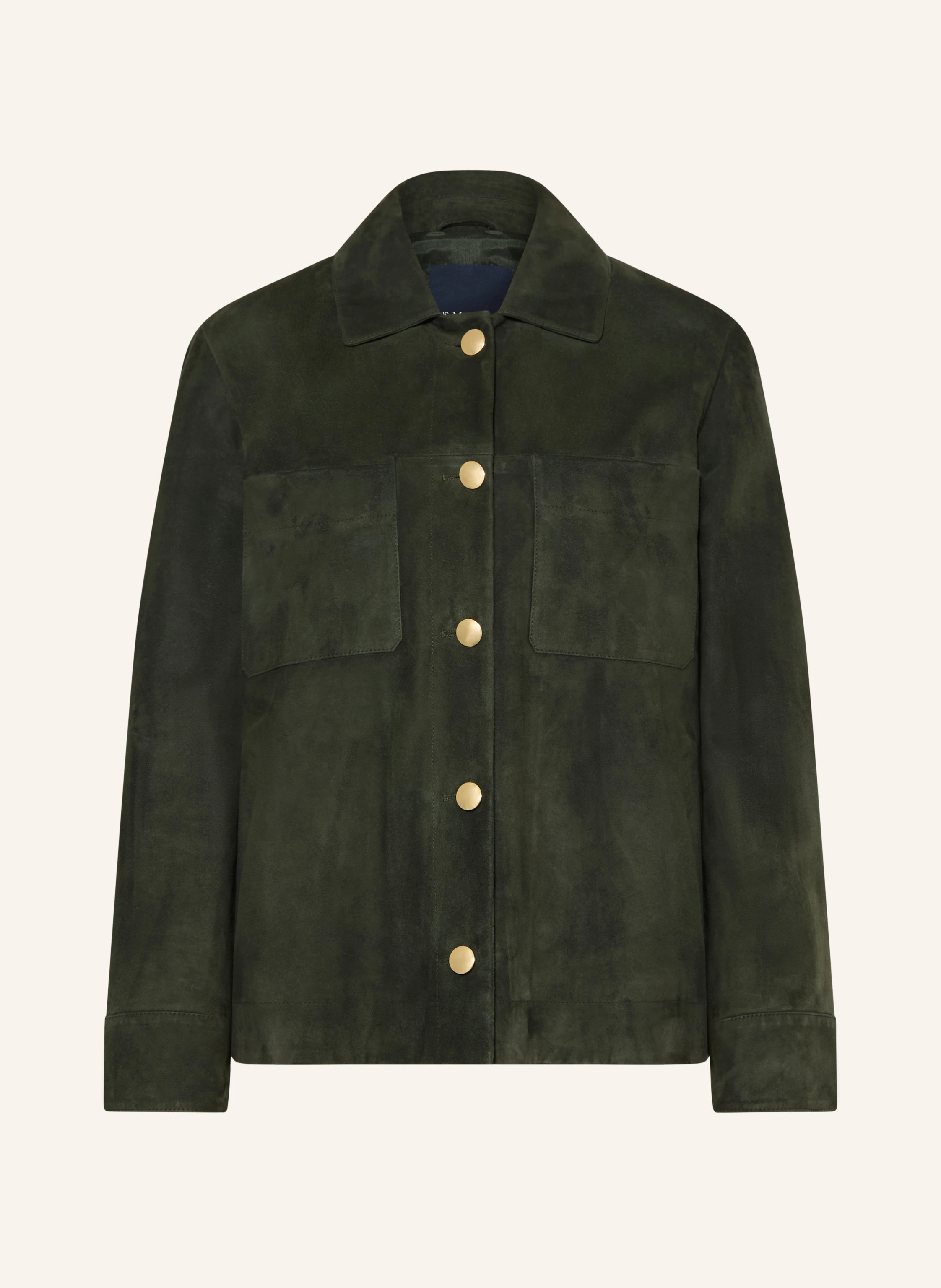 S Max Mara Lederjacke ABISSO in dunkelgr\u00fcn | Breuninger (DACH)