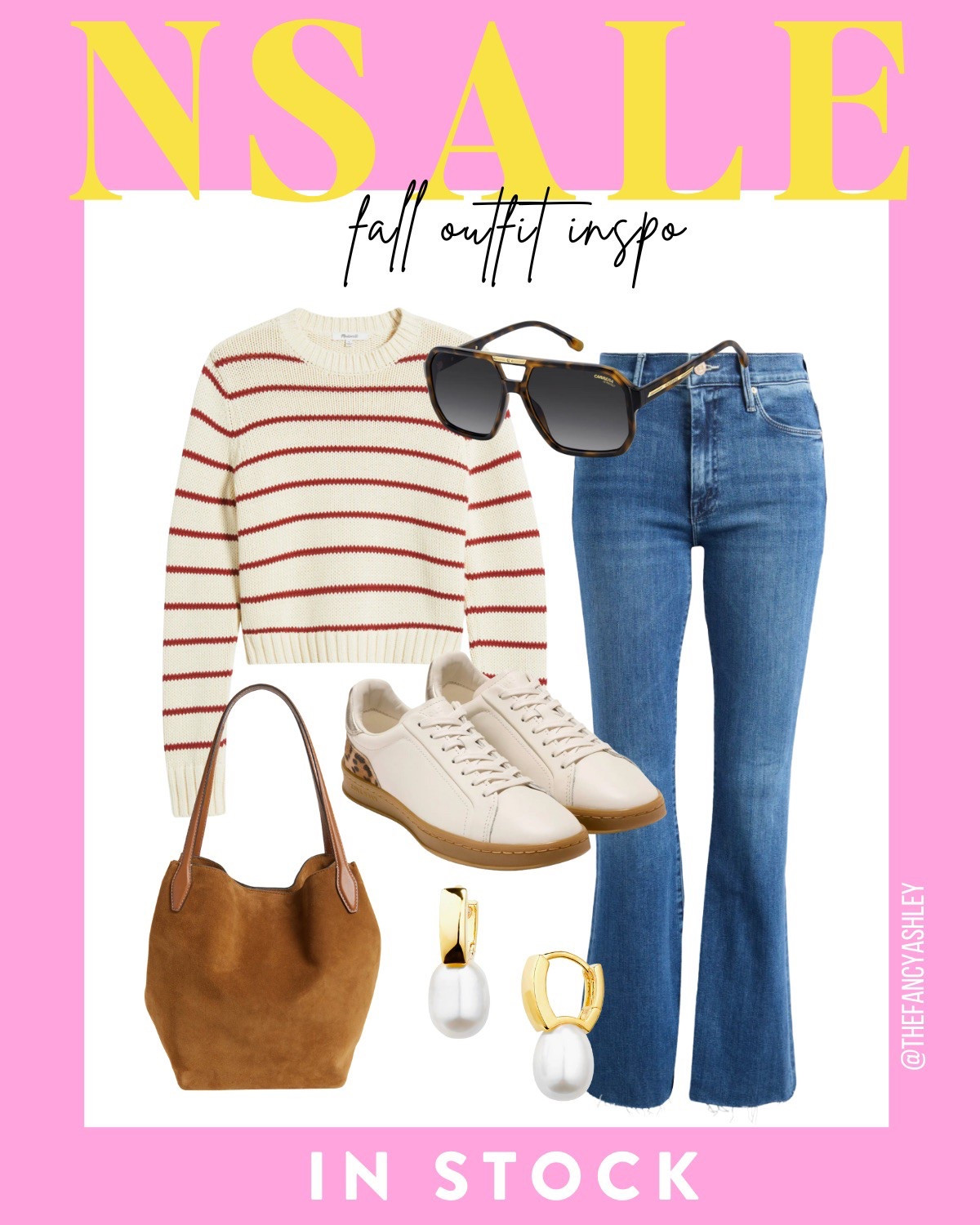 #NSALE in stock outfit inspo: Fall vibes call for a classic sweater and denim combo. The sneaks are giving a little pop of leopard (obsessed). It’s the fab fall outfit you’ll want to wear on repeat. Last call on these NSALE deals—ends Sunday,

#LTKautumn #LTKStyleTip #LTKSaleAlert