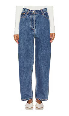 Ronny Kobo Crawford Straight Leg in Light Wash Blue from Revolve.com | Revolve Clothing (Global)