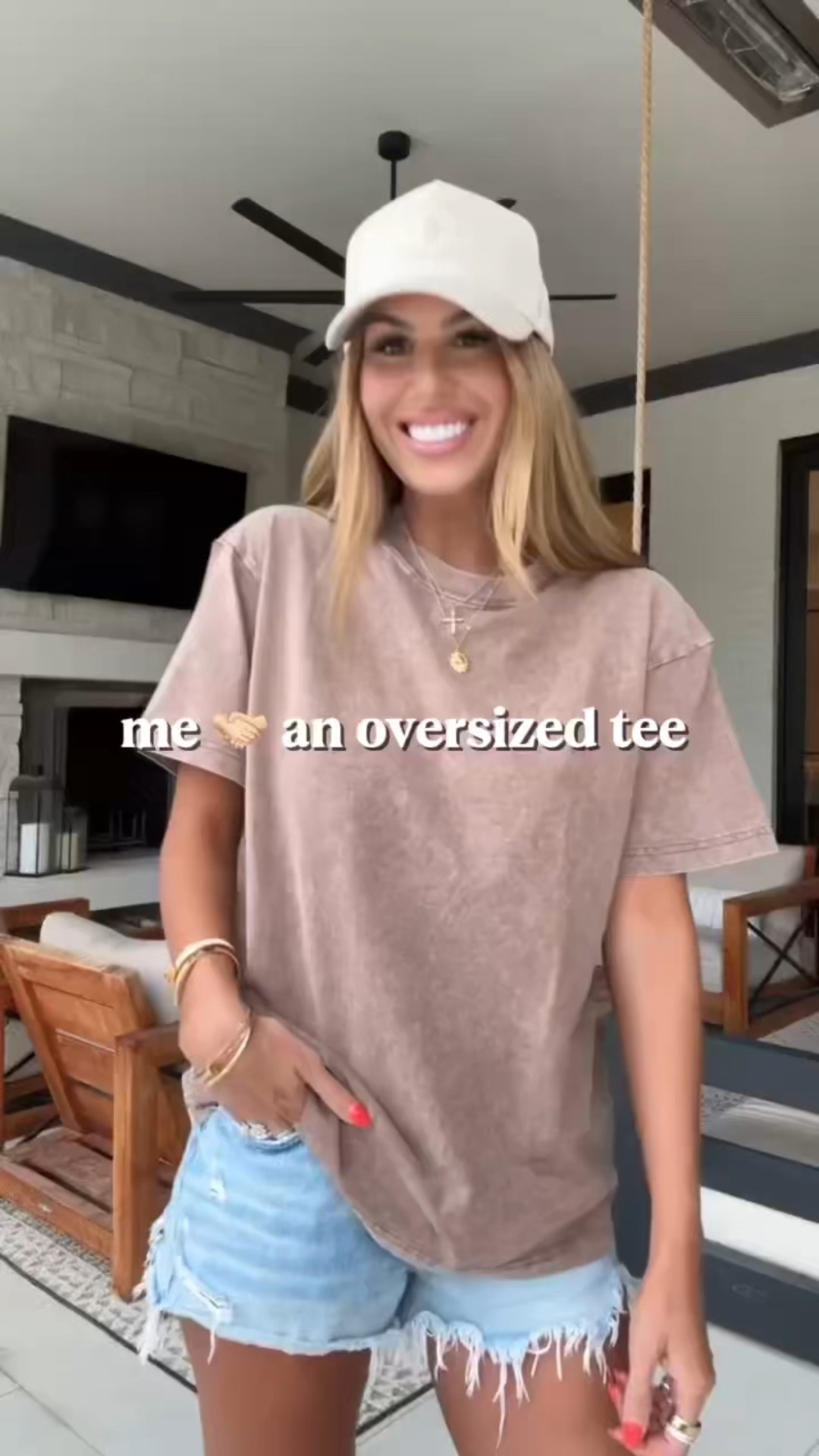 I am a sucker for an oversized tee! 

Tee small
Shorts size 27

#LTKSeasonal #LTKFindsUnder100 #LTKStyleTip