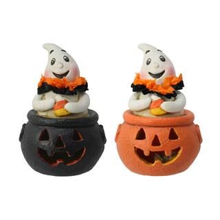 Assorted 6" Ghost in Jack-o'-Lantern Tabletop Accent by Ashland® | Michaels Stores