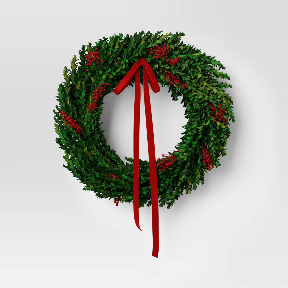 Boxwood Preserved Christmas Wreath - Threshold™ | Target