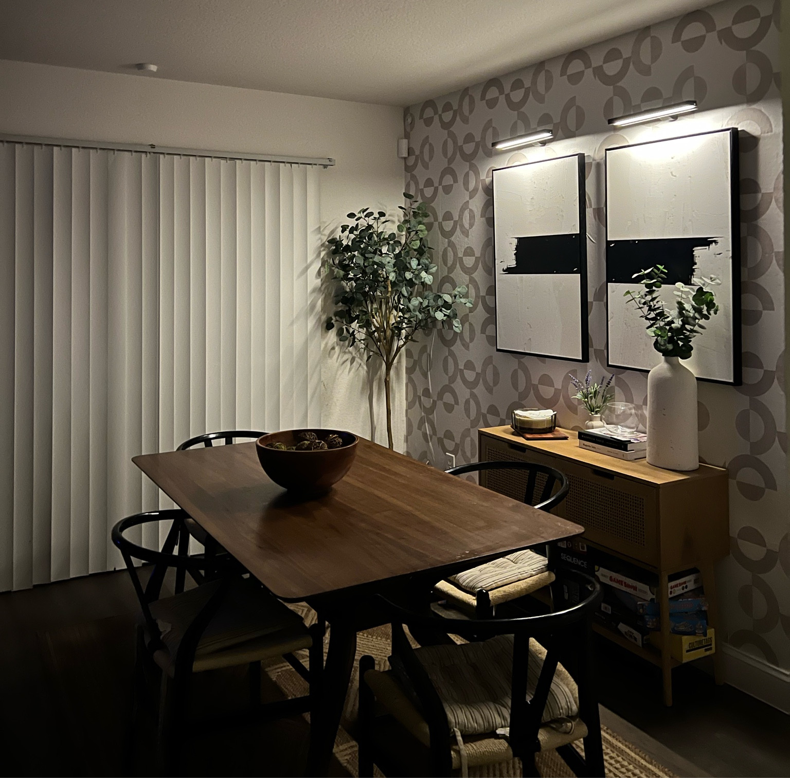 Dining Room Views. Should I switch out the ugly white window panels for a retractable shades? 

Dining room, organic modern, home decor, room decor, Wayfair, Target, Amazon home 

#LTKfamily #LTKhome