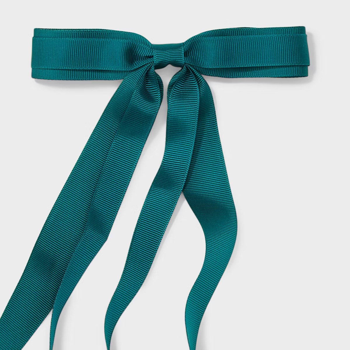 Double Tail Bow Hair Barrette - A New Day™ Teal Green | Target