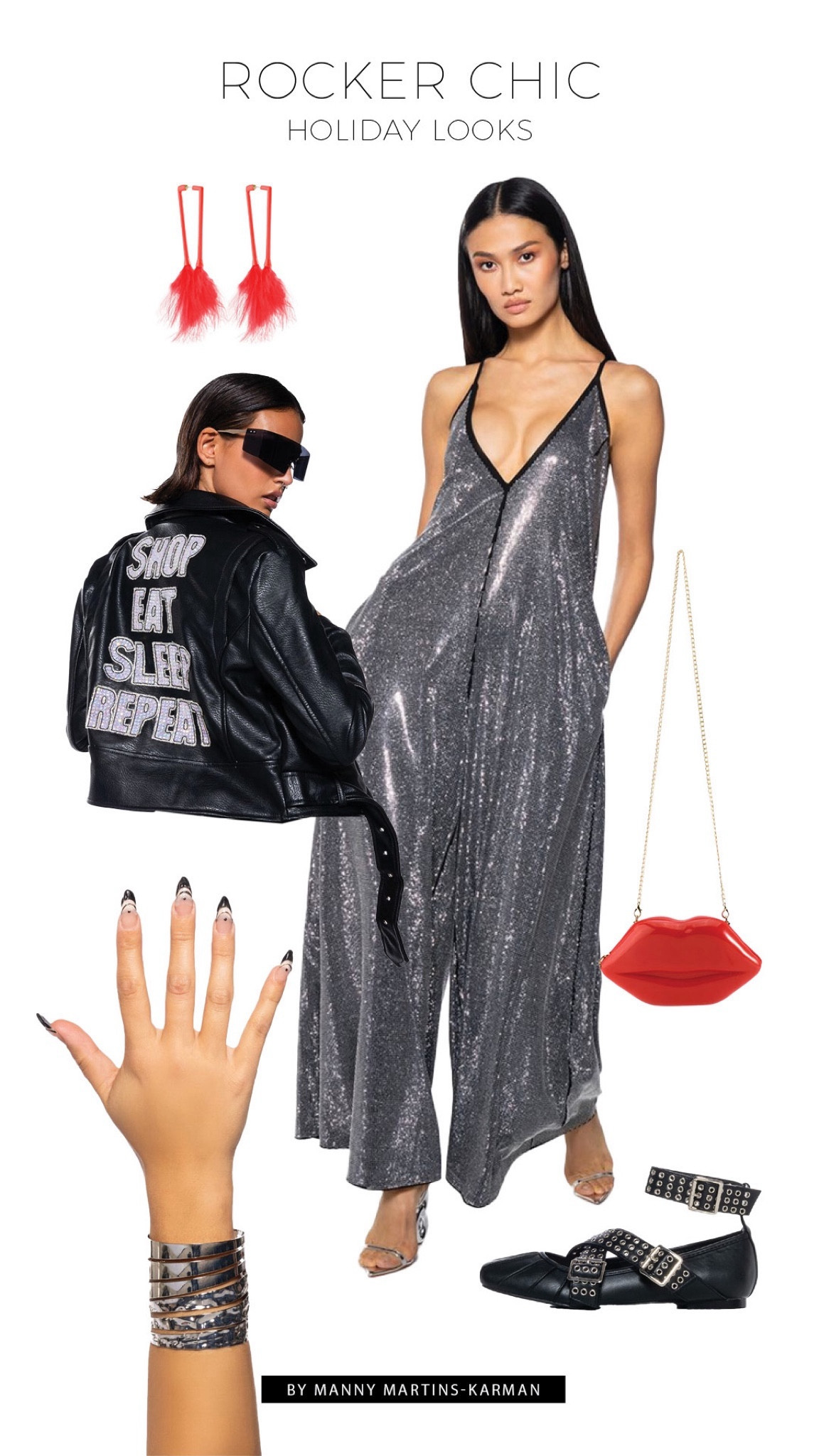 Rocker chic holiday look

#LTKHoliday #LTKstyletip #LTKover40