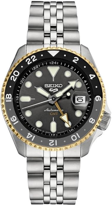 SEIKO SSK021 Automatic Watch for Men - 5 Sports Collection - Men's Sport Watch, Stainless Steel, ... | Amazon (US)