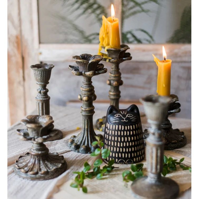 Classic French Small Resin Candlestick | Wayfair North America