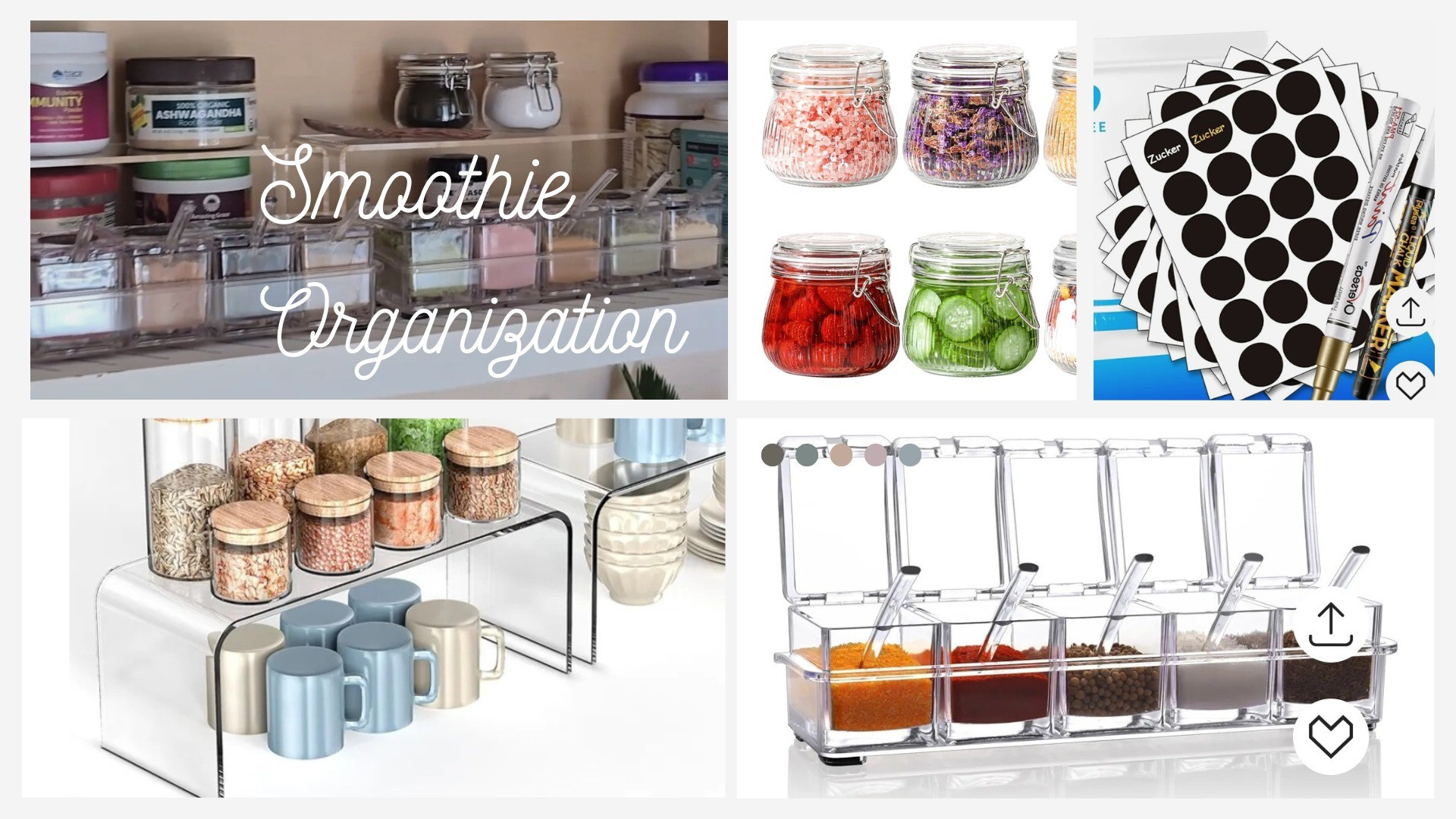 Organized Kitchen Smoothie Station

#LTKHome #LTKSaleAlert