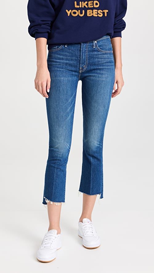MOTHER The Insider Crop Step Fray Jeans | SHOPBOP | Shopbop