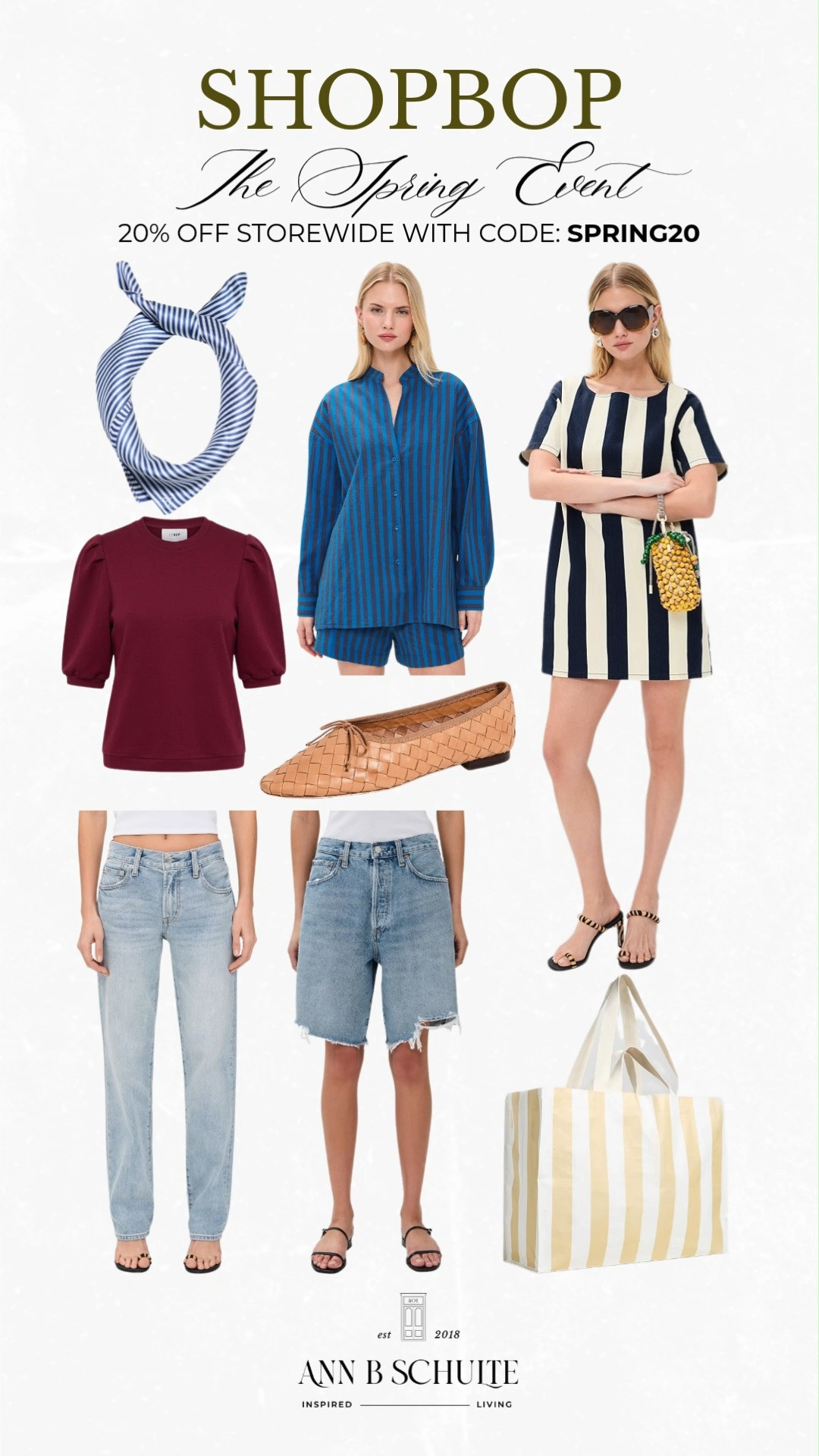 Spring’s in session and your closet deserves a little sunshine Shopbop’s 20% OFF storewide with Code: SPRING20 is the best kind of spring fever. 🌷👜☀️
#ShopbopStyle #SpringEvent #OutfitInspo #SpringWardrobe #LTKFinds #FashionEdit #StyleCrush #ShopTheLook #WardrobeRefresh #LTKSaleAlert 

 #LTKootd #LTKSaleAlert