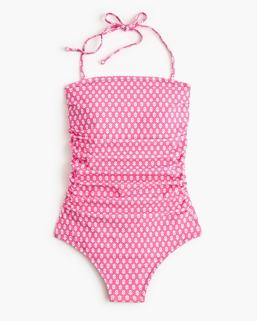 Printed strapless one-piece swimsuit | J.Crew Factory