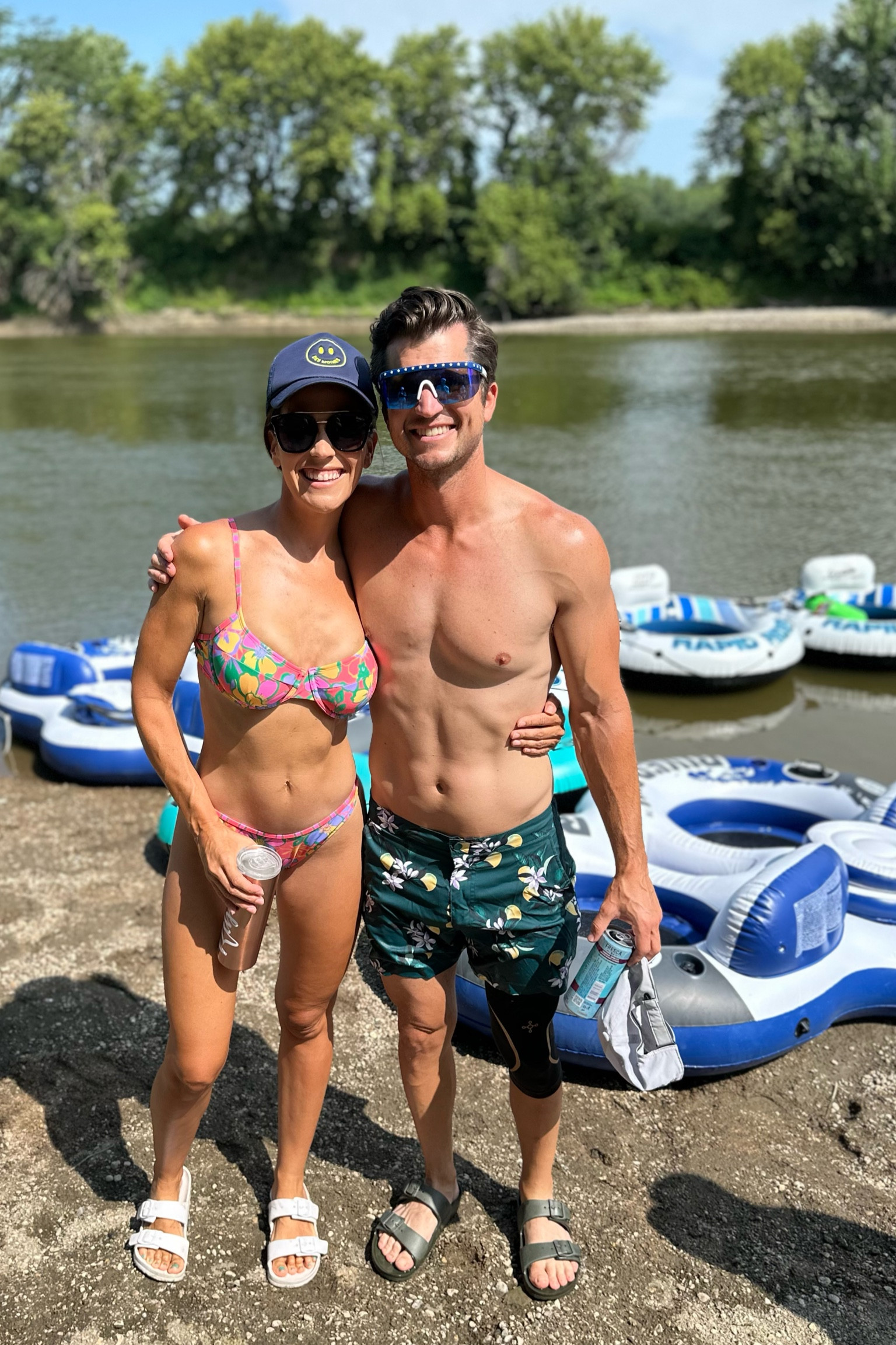 Swim links 

They don’t have the exact pattern in swim trunks anymore but added the style and another we love 

Bikini bottoms are cheeky *
TTS 

#LTKSwim #LTKFitness #LTKShoeCrush