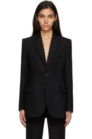 Black Contour Blazer | SSENSE