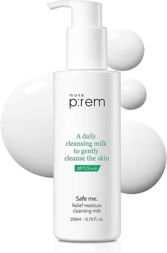 MAKEPREM Safe Me Relief Moisture Cleansing Milk 6.76 Fl Oz Sub-Acid pH 5.5 Mild Makeup Remover Ge... | Amazon (US)