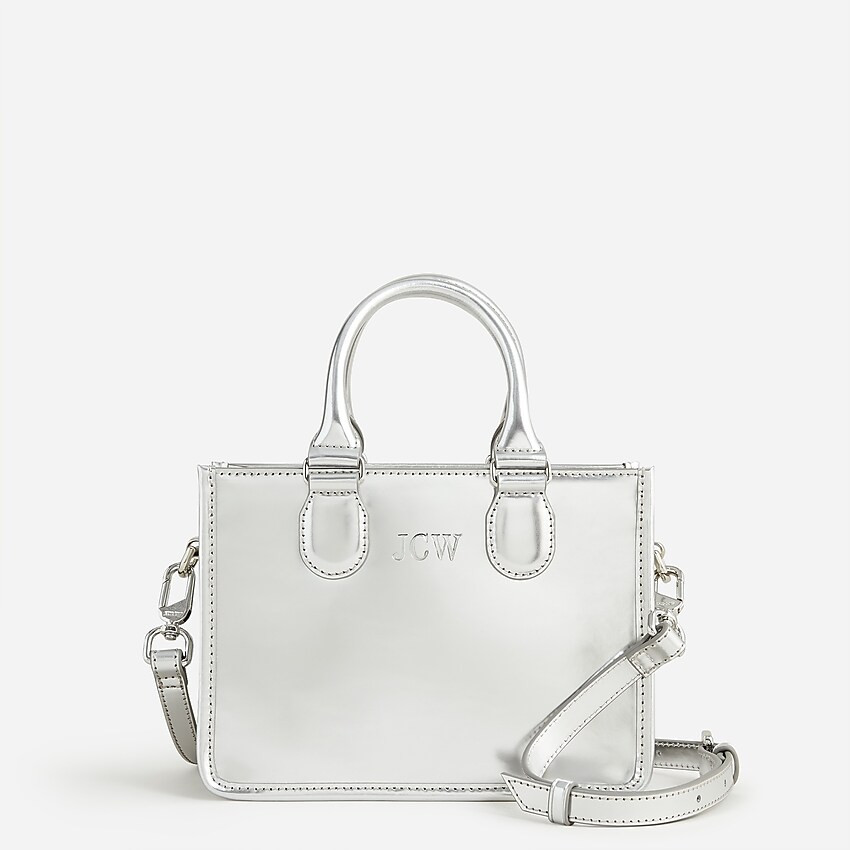 Vienna lady bag in metallic leather | J. Crew US