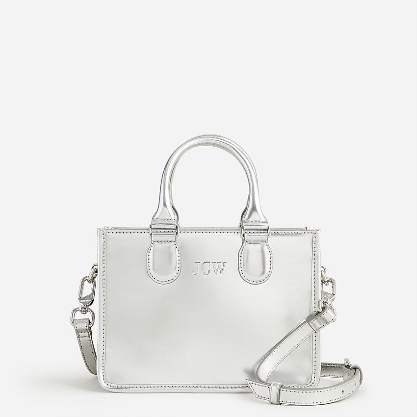 Vienna lady bag in metallic leather | J.Crew US