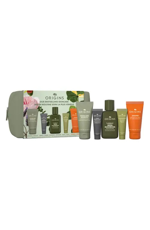 Origins Bestsellers 6-Piece Travel Size Cleansing & Moisturizing Set $99 Value at Nordstrom | Nordstrom