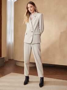 MOTF PREMIUM STRUCTURED SINGLE BREASTED BLAZER SKU: sw2206242839485818(28 Reviews)$64.99$61.74Joi... | SHEIN