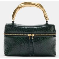 Zara - Textured Vanity Bag - Green - One Size Only - Woman | Zara US