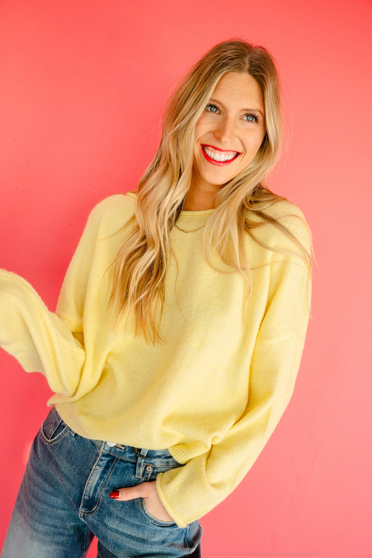 Jamie  Rolled Round Neck Sweater | MyEllement Boutique