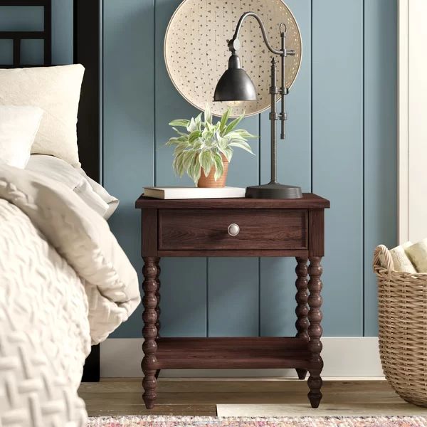 Beckett One Drawer Solid Wood Nightstand | Wayfair North America