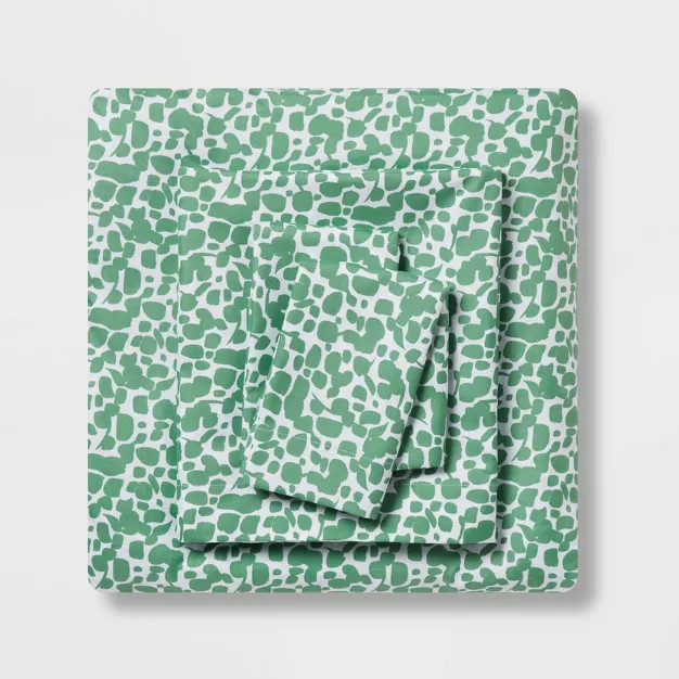 Printed Microfiber Sheet Set - Room Essentials™ | Target