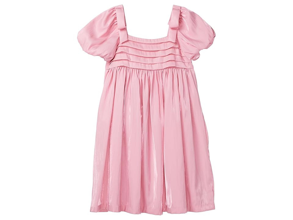 Janie and Jack Shimmer Dress (Toddler/Little Kid/Big Kid) Girl's Dress Pink : 12 Big Kid, Nylon/Polyester | Zappos