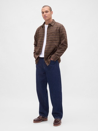 Organic Cotton Relaxed Flannel Shirt | Gap (US)