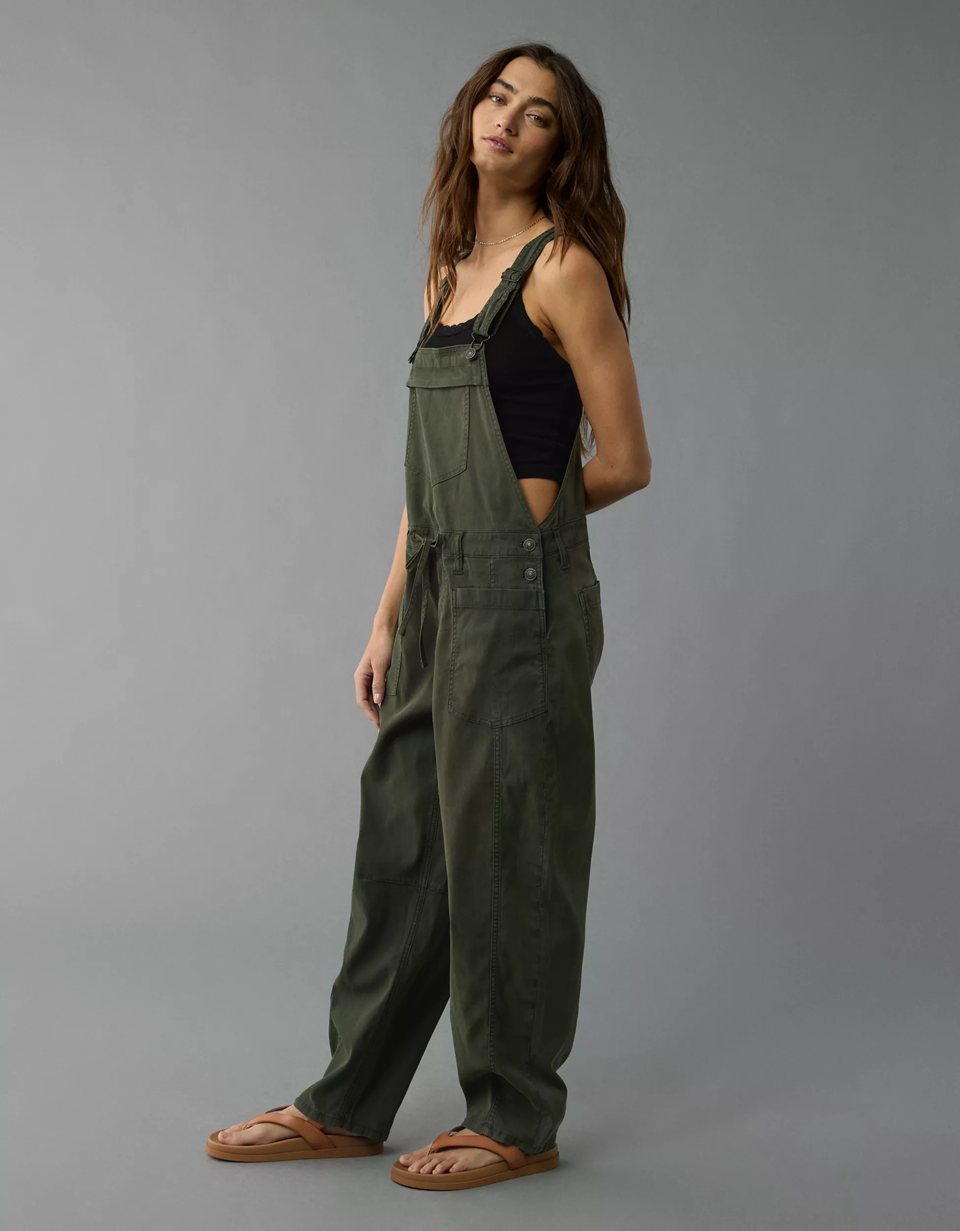 AE Stretch Barrel Overall | American Eagle Outfitters (US & CA)