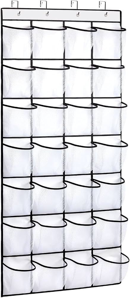 REGELOGO 28 Large Pocket Over the Door Shoe Organzier, Hanging Shoe Rack for Door Large Capacity ... | Amazon (US)
