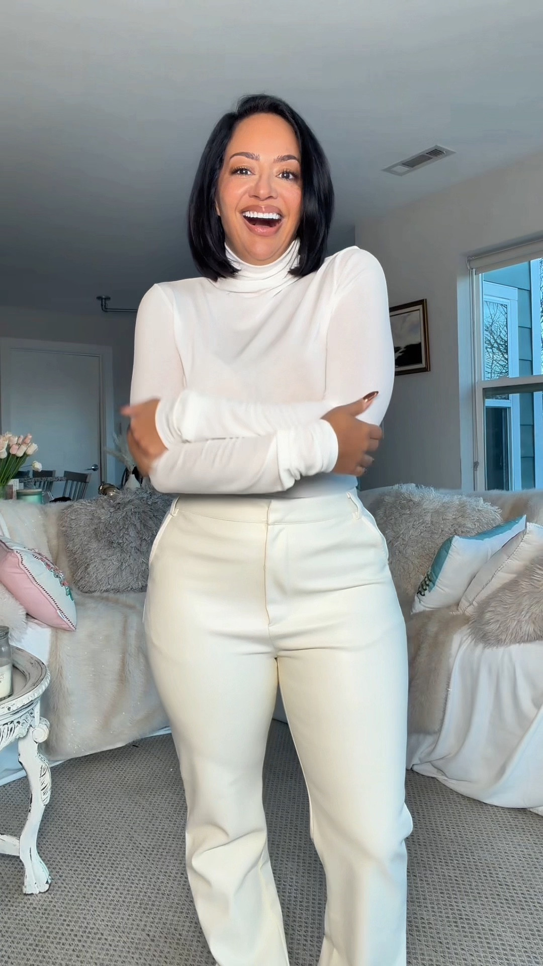 This C202 17% merino wool blend top gives total quiet-luxury vibes without the luxury price tag  (amazingggg designer dupe 😍) The perfect soft, elevated basic that makes every outfit look chic AF 🔥 grab your fave color before it sells out.

Merino Wool Blend Top
C202 Long Sleeve Essential
Soft Lightweight Knit
Quiet Luxury Basics
Chic Minimalist Wardrobe
Everyday Elevated Style
Affordable Luxe Fashion
Rich Auntie Aesthetic
Designer Look for Less
Fall and Winter Staples
Thanksgiving outfit 