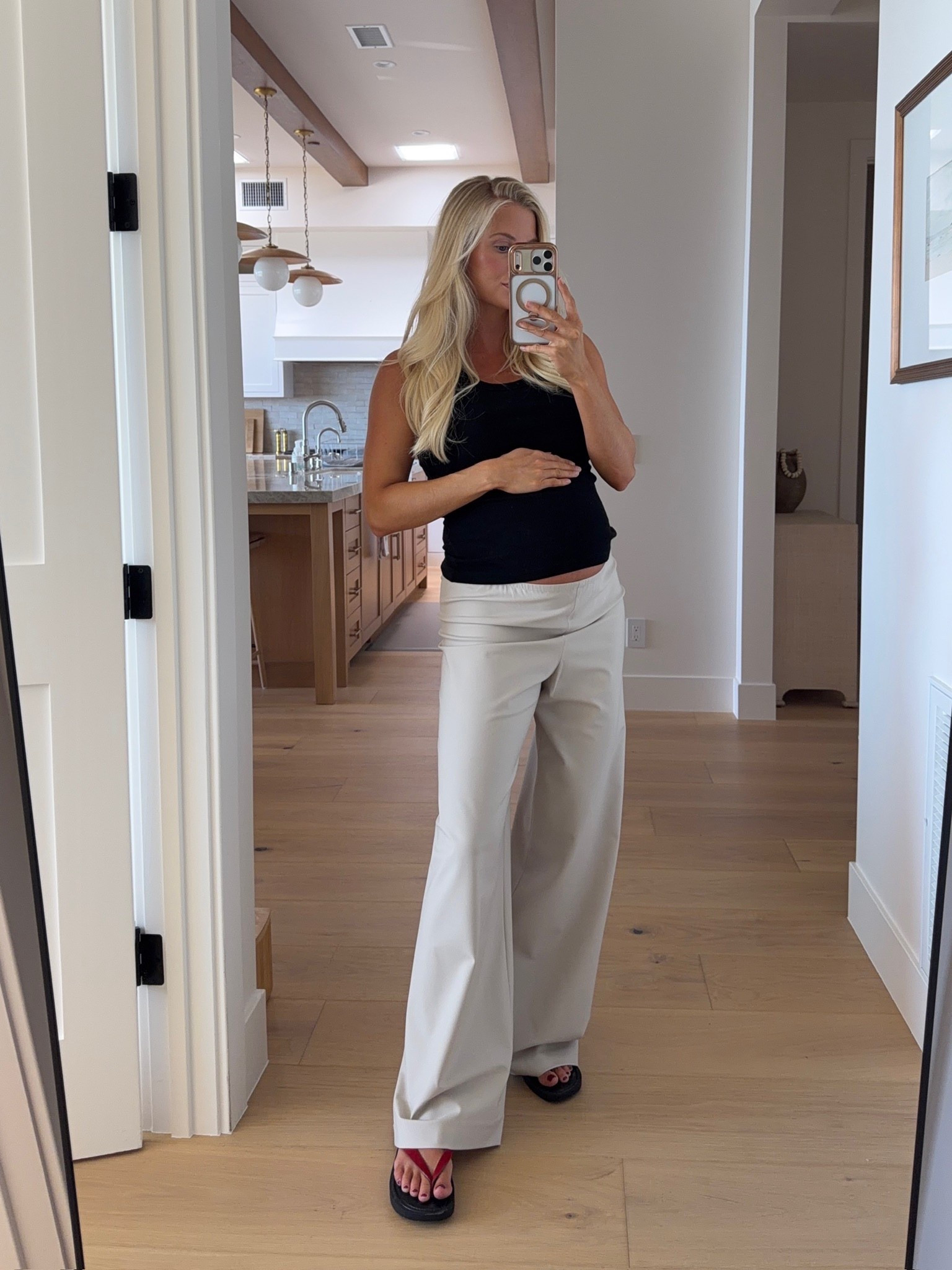 Wearing a medium in tank & pants, shoes are tts (linking similar)! #kathleenpost

Casual chic outfit, errands outfit, coffee run look, bump friendly, maternity look

#LTKSeasonal #LTKootd #LTKBump