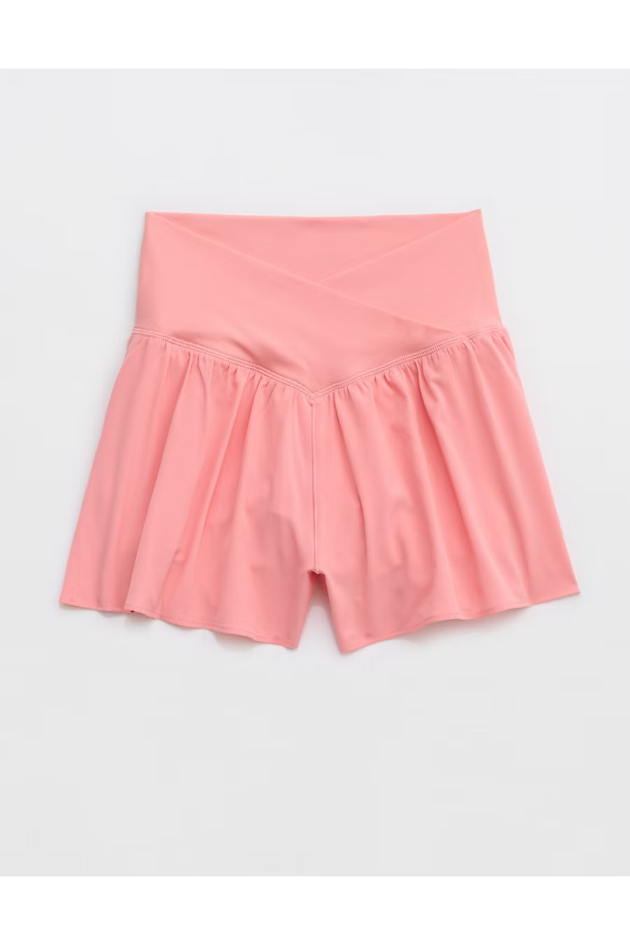OFFLINE By Aerie Real Me Crossover Flowy Short Women's Strawberry Mist L | Aerie