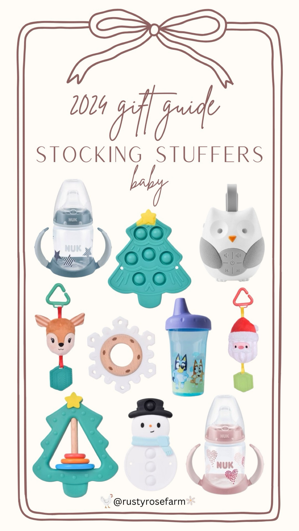 Stocking stuffer ideas for baby! Gift guides, Christmas gift ideas, gifts for baby. 


#LTKfindsunder50 #LTKSeasonal #LTKbaby