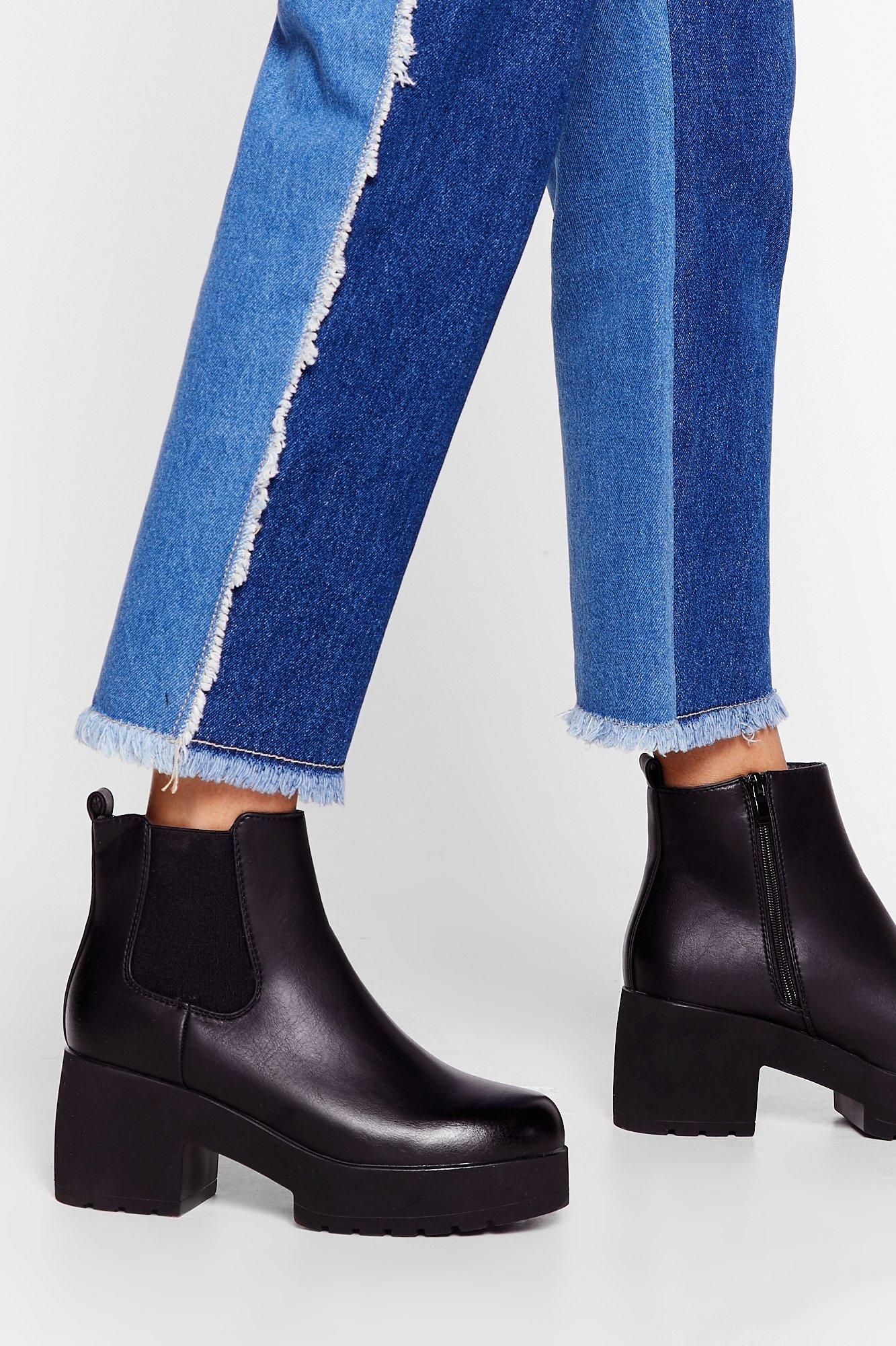 Womens In Need Of a Lift Platform Ankle Boots - Black | NastyGal (US & CA)