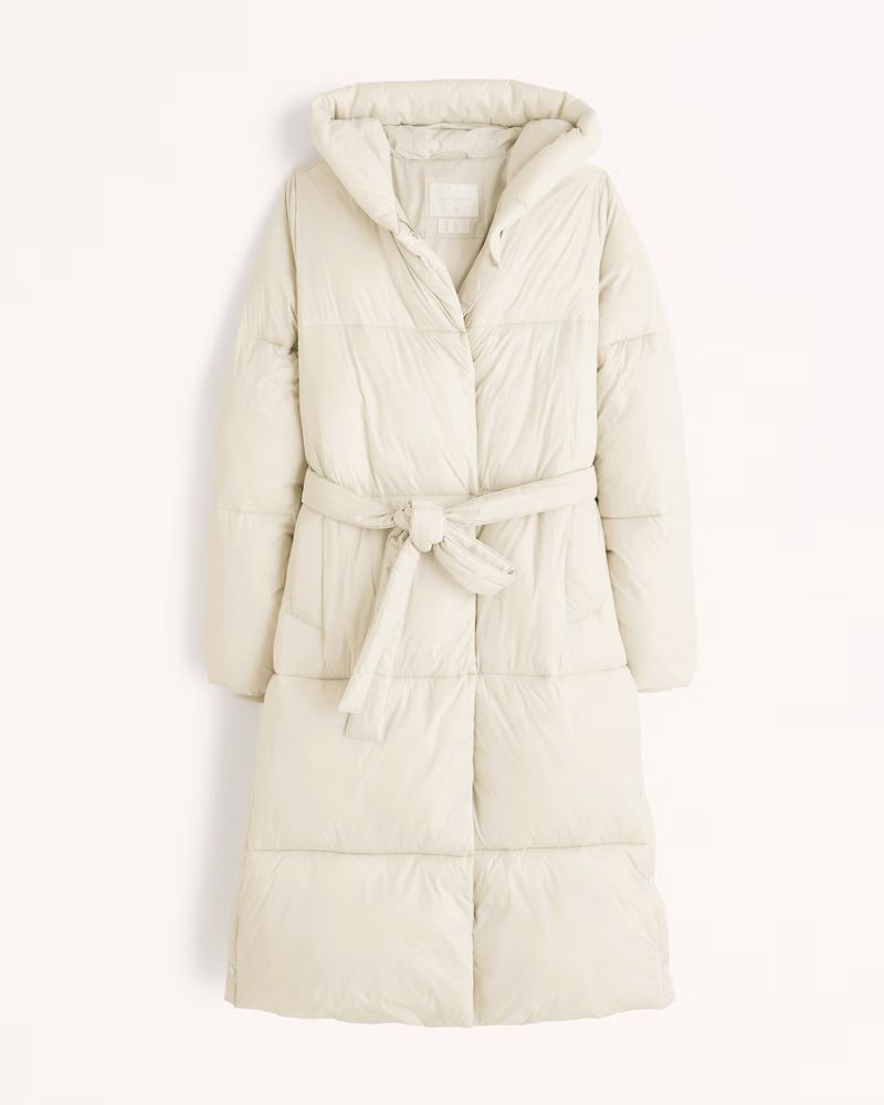 A&F Air Cloud Long Puffer | Abercrombie & Fitch (US)