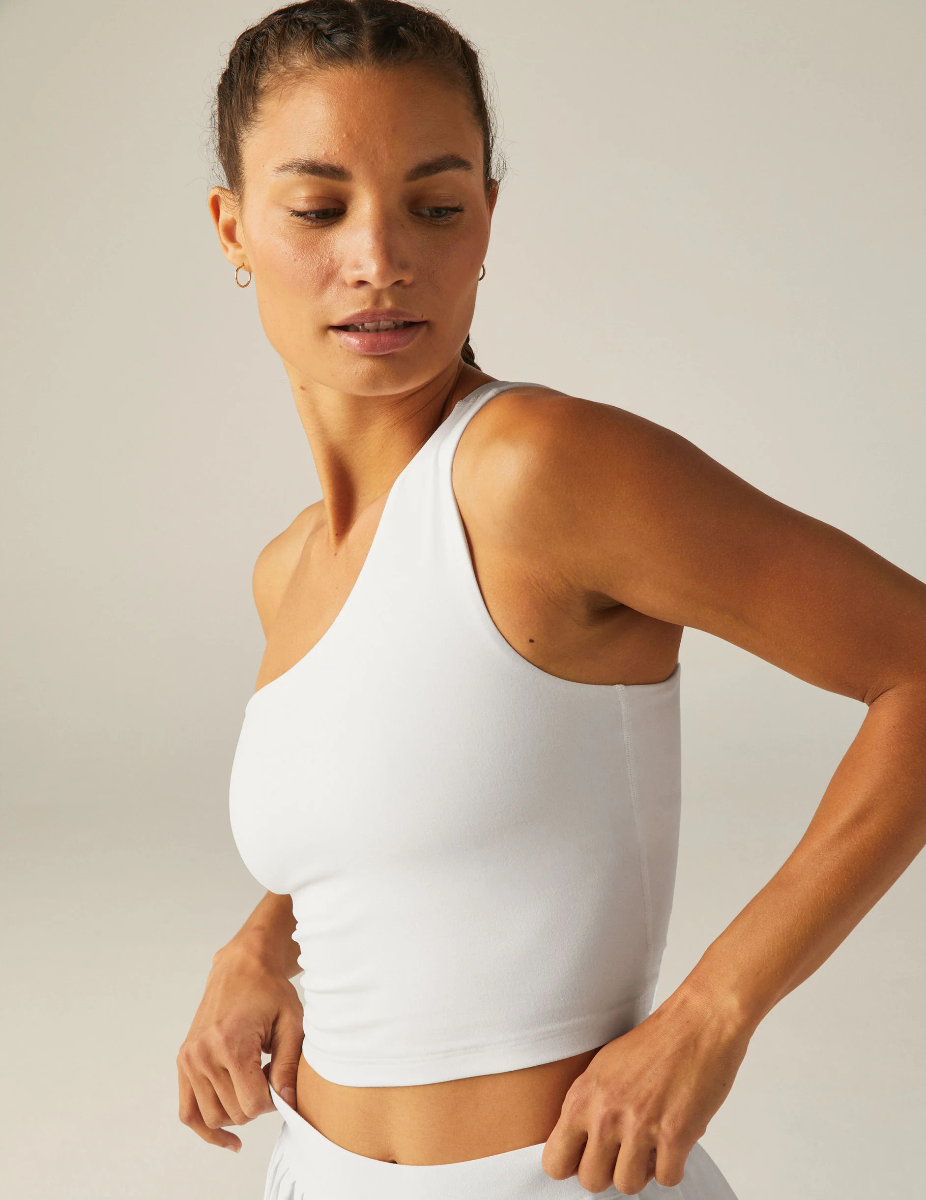 Spacedye The Bold Shoulder Cropped Tank | Beyond Yoga | Beyond Yoga