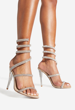 Kenzy Spiral Heeled Sandal | ShoeDazzle