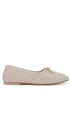 Freda Salvador Roma Flat in Crystal Closed Woven Calf from Revolve.com | Revolve Clothing (Global)