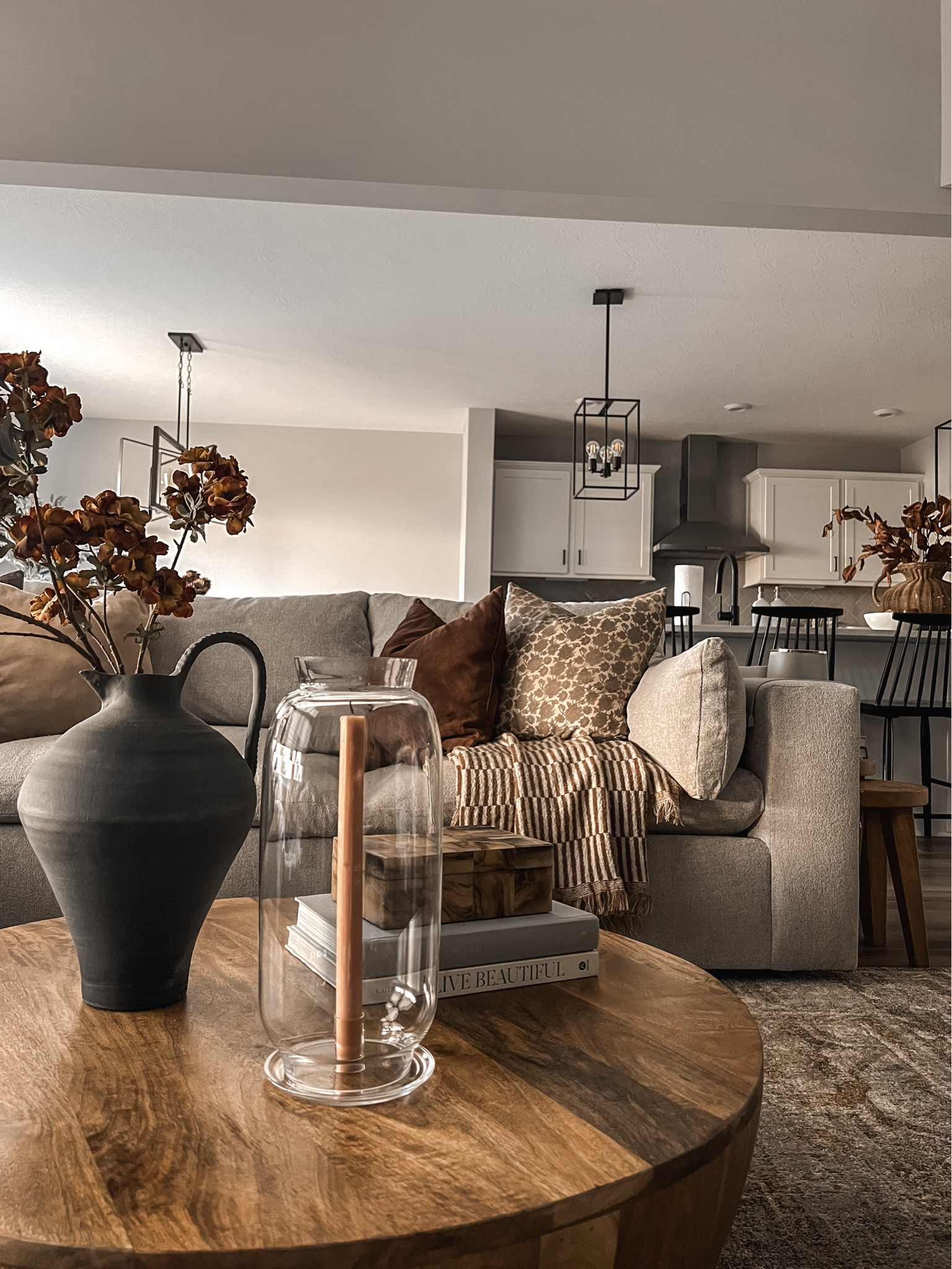 Living Room | Fall Styling | Fall Decor | Neutral Home | Sofa Sectional | Vase Styling | Fall Stems | Loloi Area Rug | Fall Throw | Fall Pillows

#LTKStyleTip #LTKSeasonal #LTKHome