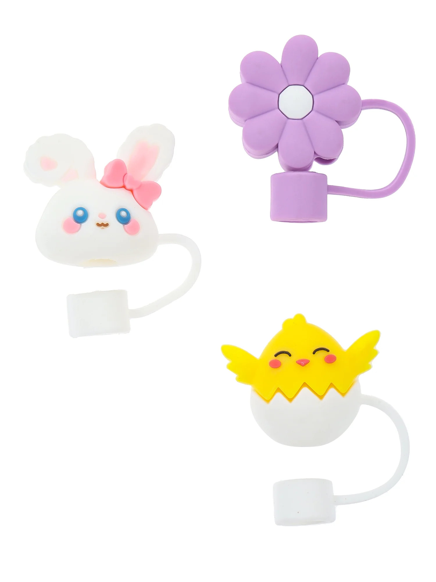 Way to Celebrate Easter Straw Toppers, 3 Pieces | Walmart (US)