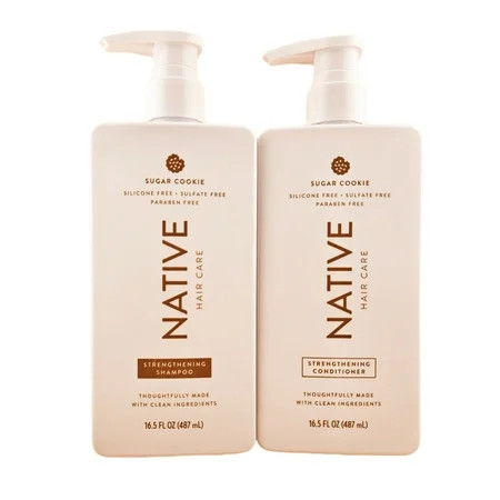 Native Limited Edition Sugar Cookie Moisturizing Shampoo 16.5 fl oz & Moisturizing Conditioner 16.5 fl oz | Walmart (US)