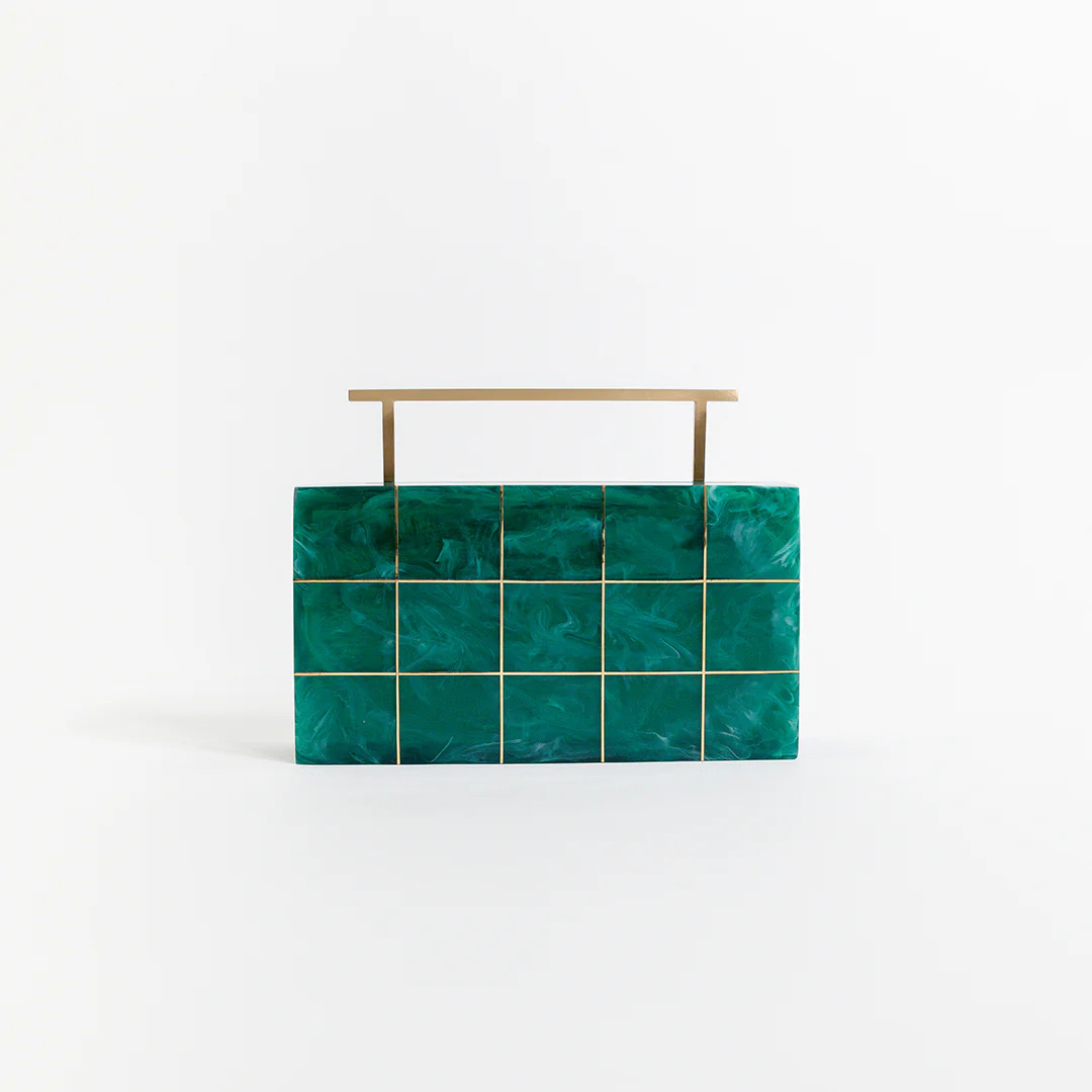 Jade Crystalline Clutch | Auvré Lifestyle