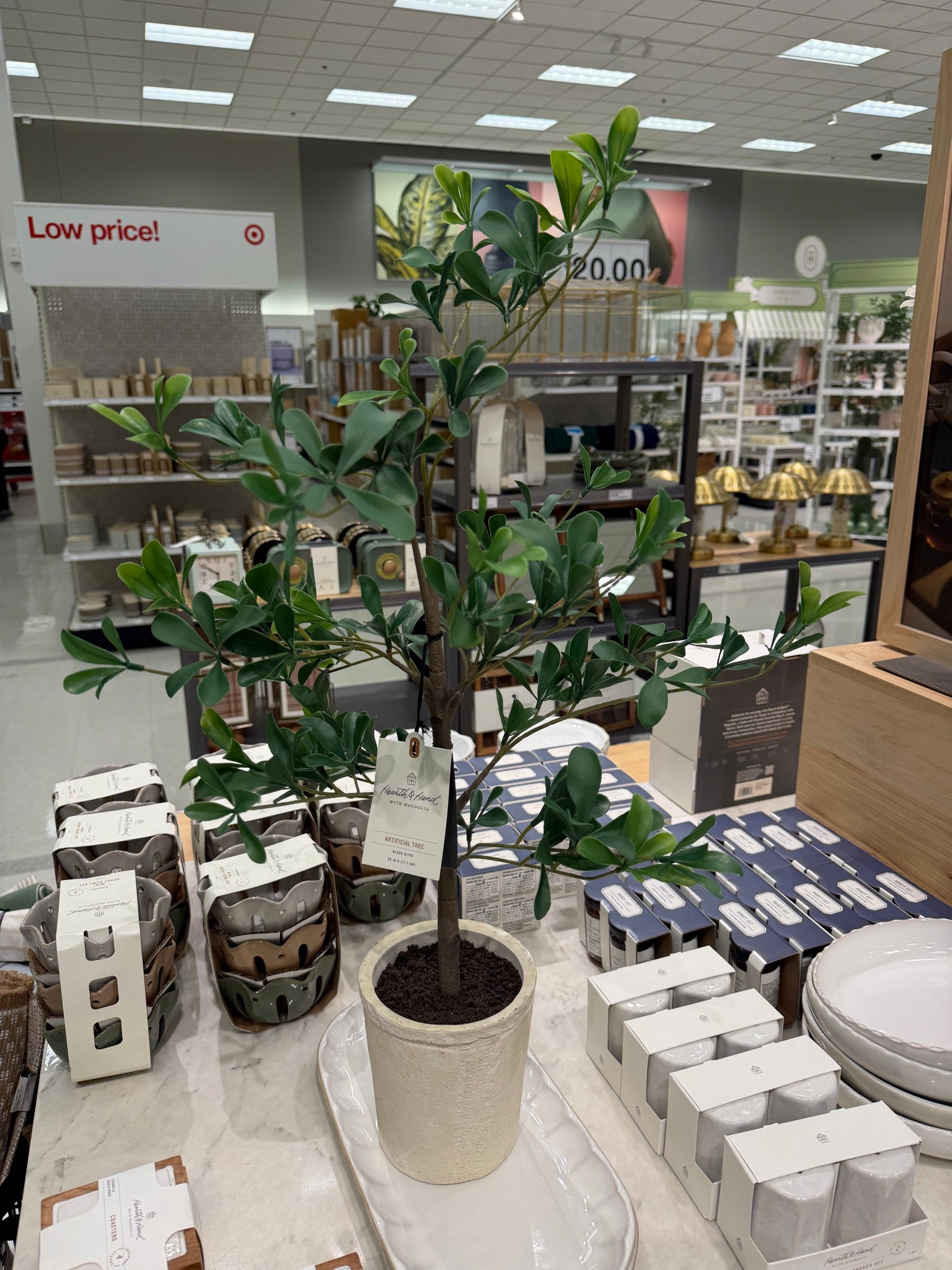 This faux tree from Target was perfect! I loved this size. 

#LTKHome